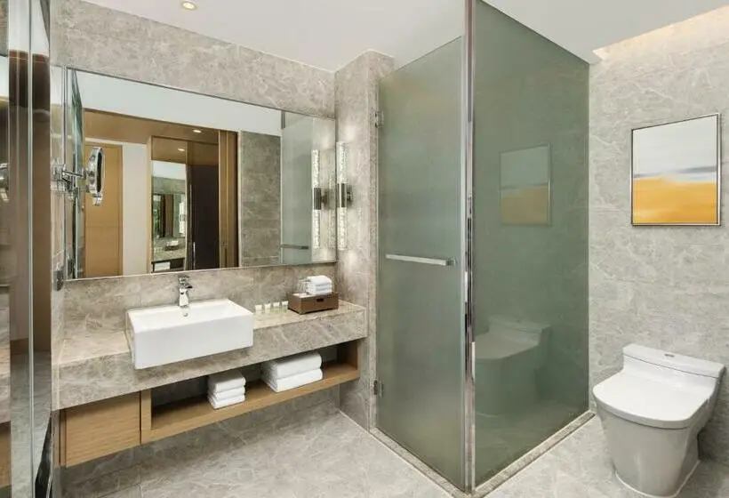 Deluxe-huone King-vuode Kaupunkinäkymä, Courtyard By Marriott Xinchang