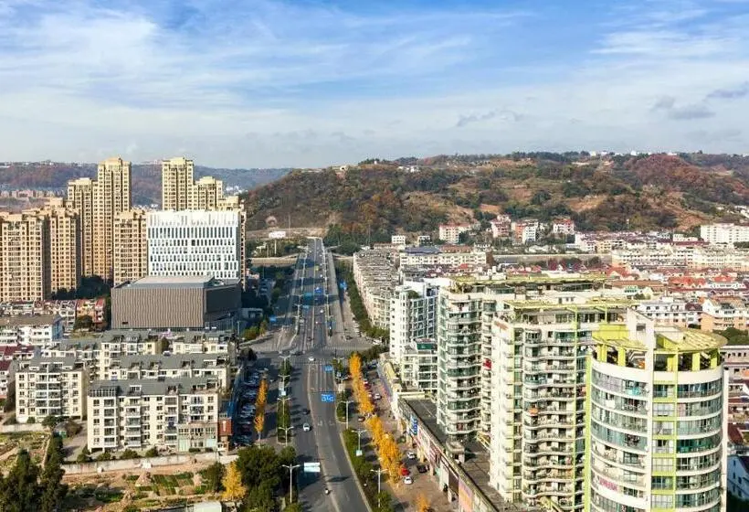 Deluxe-huone Kaupunkinäkymä, Courtyard By Marriott Xinchang
