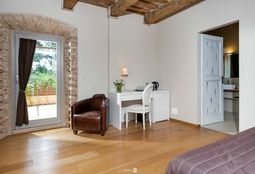 جناح مزود بتراس, Villa Anitori Prestige Relais & Spa