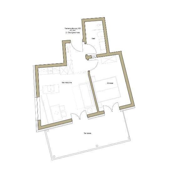 침실 1개 아파트, Eco Bnb & Apartments Bründlerhof