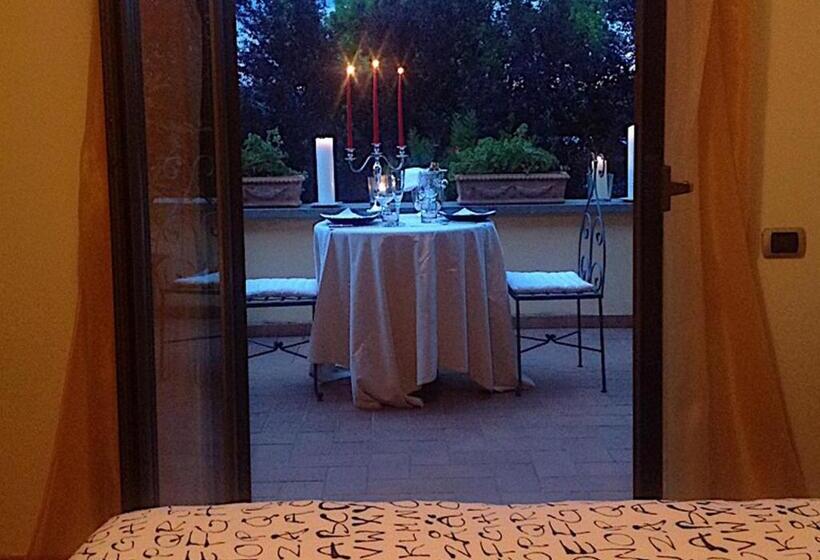 Standard Triple Room with Terrace, B&b Ellera Viterbo