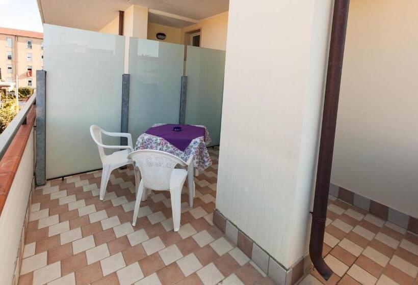 带阳台标准四人间, Garden