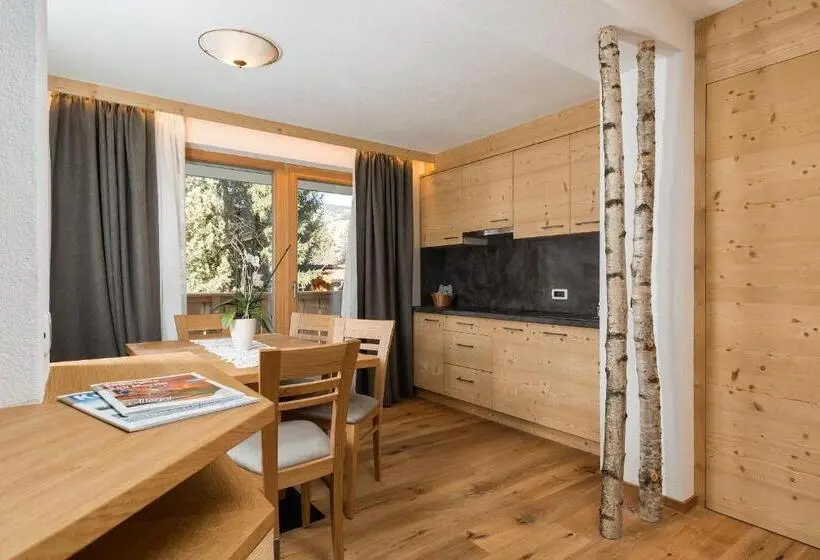 آپارتمان 1 خوابه با چشم‌انداز باغ, Residence Garni Stella