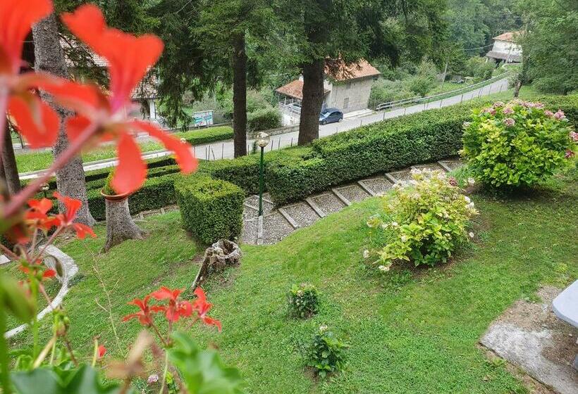 غرفة قياسية مزوَّدة بشُرفة, Villa Pinetina B&b