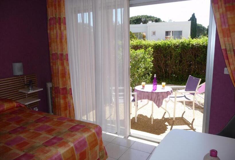 テラス付きスタンダードルーム, Hôtel Les Eucalyptus