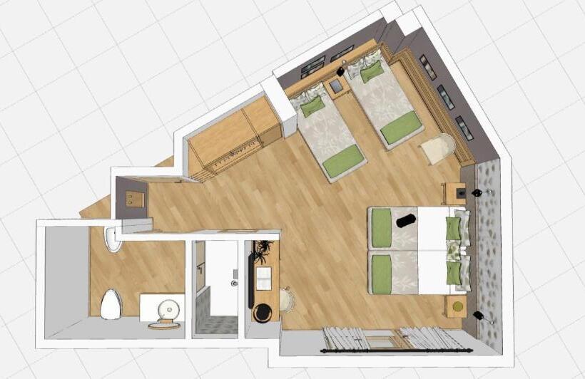 غرفة قياسية رباعية, Miravalle