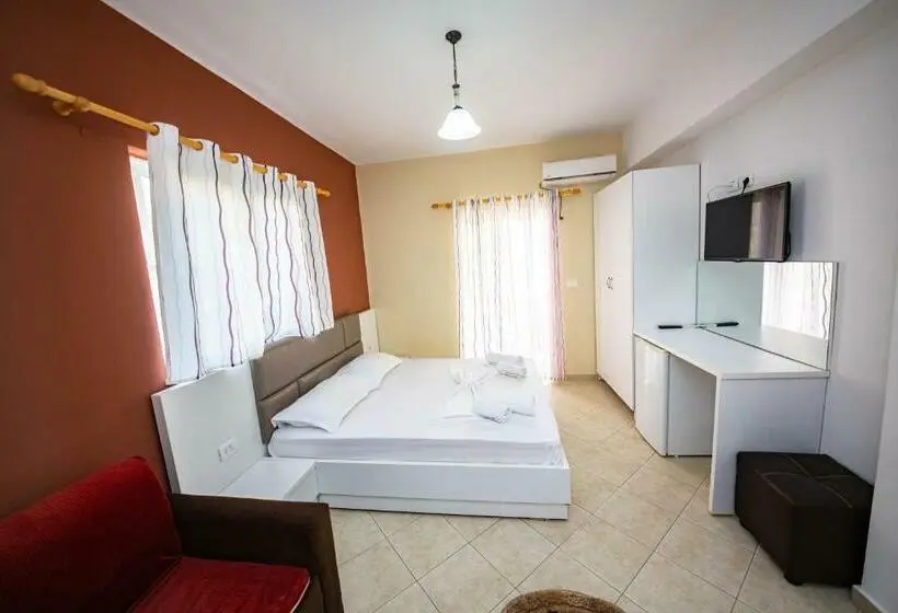 اتاق استاندارد با چشم‌انداز دریا, Ideal Aparthotel Saranda