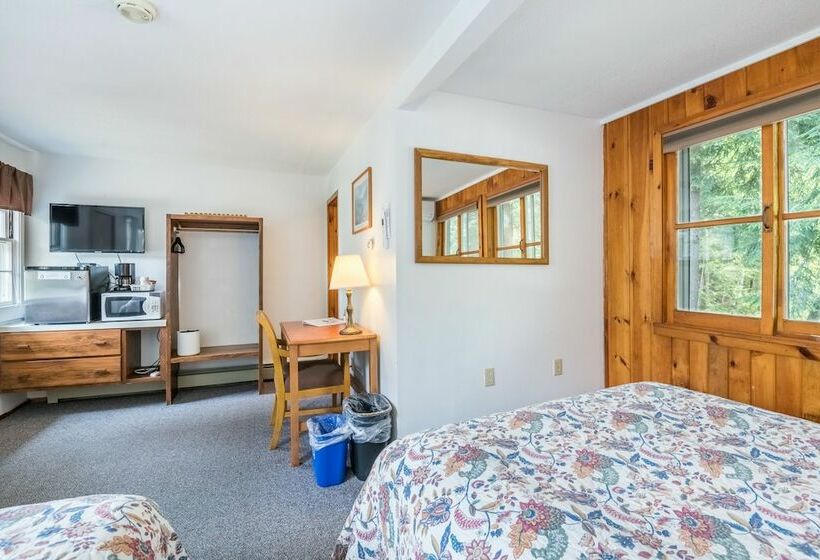 스탠다드 룸 더블 침대 2개, Mt Liberty Cabins And Motel