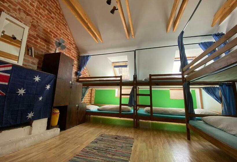 Bed in Shared Room with Shared Bathroom, Jimmy Jumps House