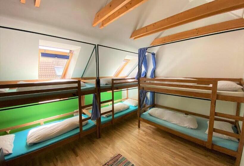 Bed in Shared Room with Shared Bathroom, Jimmy Jumps House