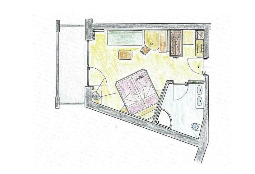 غرفة قياسية, Naturhotel Gruberhof