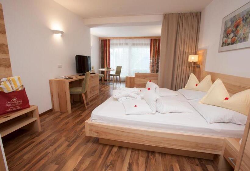 غرفة قياسية مزوَّدة بشُرفة, Naturhotel Gruberhof