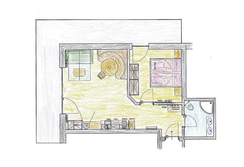 غرفة سوبيريور مزودة بشرفة, Naturhotel Gruberhof