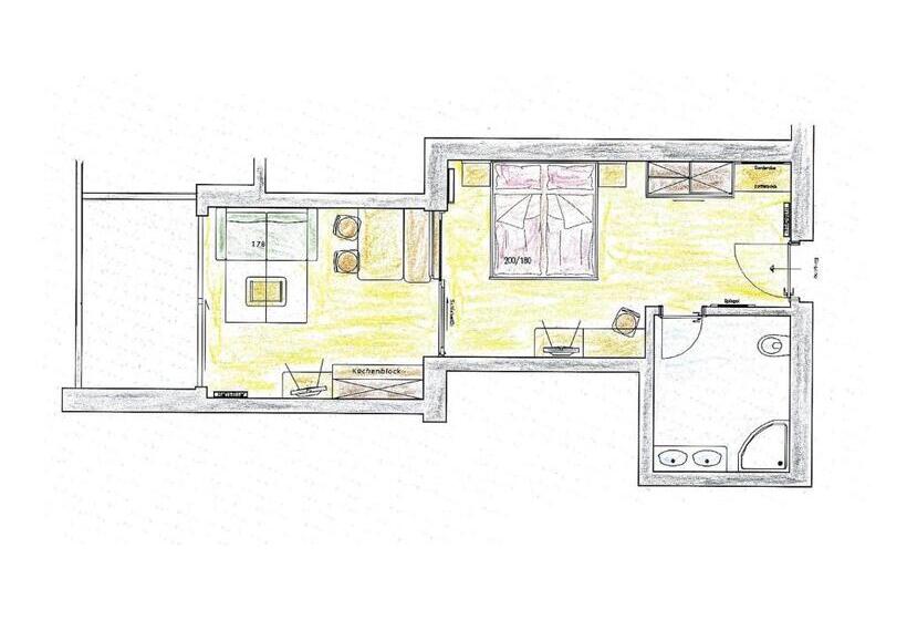 غرفة سوبيريور مزودة بشرفة, Naturhotel Gruberhof