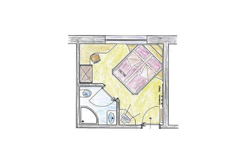 غرفة قياسية, Naturhotel Gruberhof