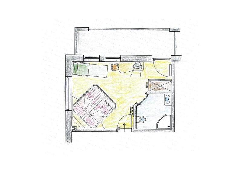 غرفة قياسية, Naturhotel Gruberhof