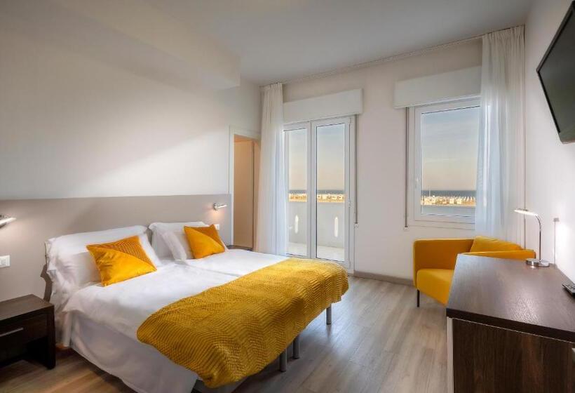 Deluxe Zimmer mit Meerblick & Balkon, Delfino