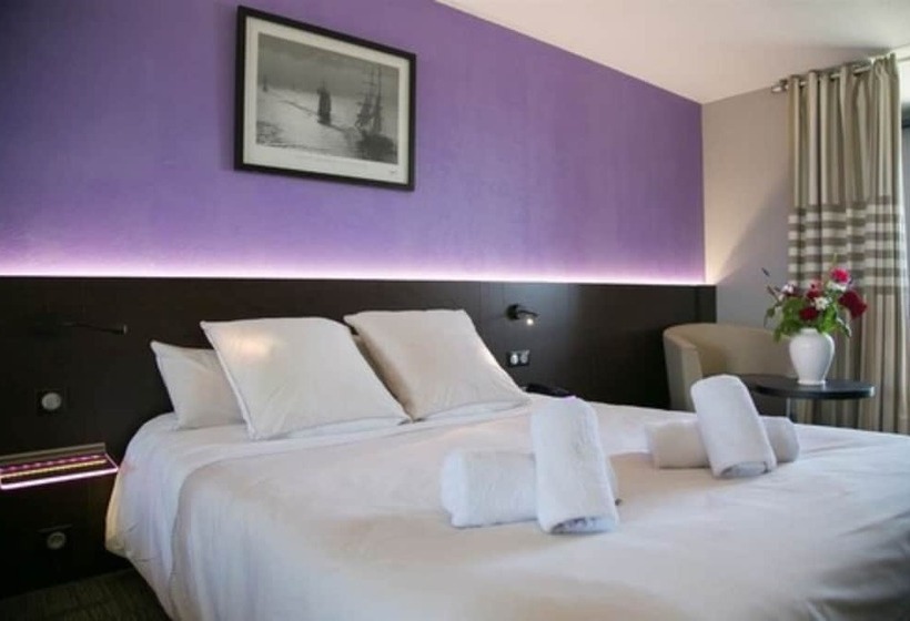 חדר סטנדרט נוף לים עם מרפסת, Le Thalassa Hôtel & Spa