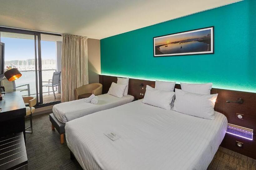 غرفة سوبيريور ثلاثية مطلّة علي البحر, Le Thalassa Hôtel & Spa