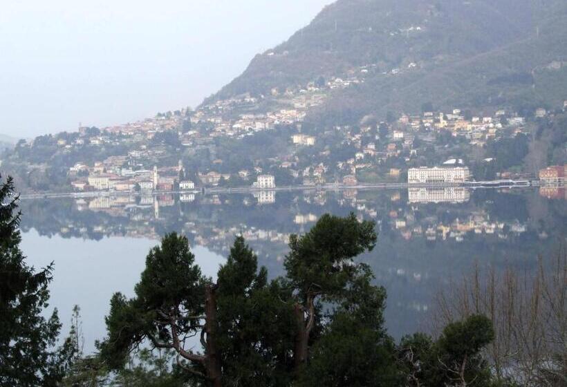 חדר סטנדרט נוף לאגם, Albergo Milano 1920