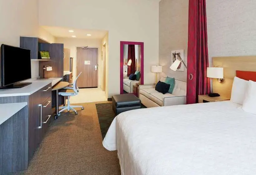 キングサイドベッドのスタンダードワンルーム, Embassy Suites By Hilton Boulder