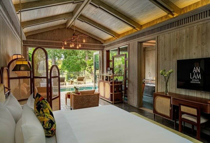 ویلای یک اتاق خوابه با استخر شنا, An Lam Retreats Saigon River