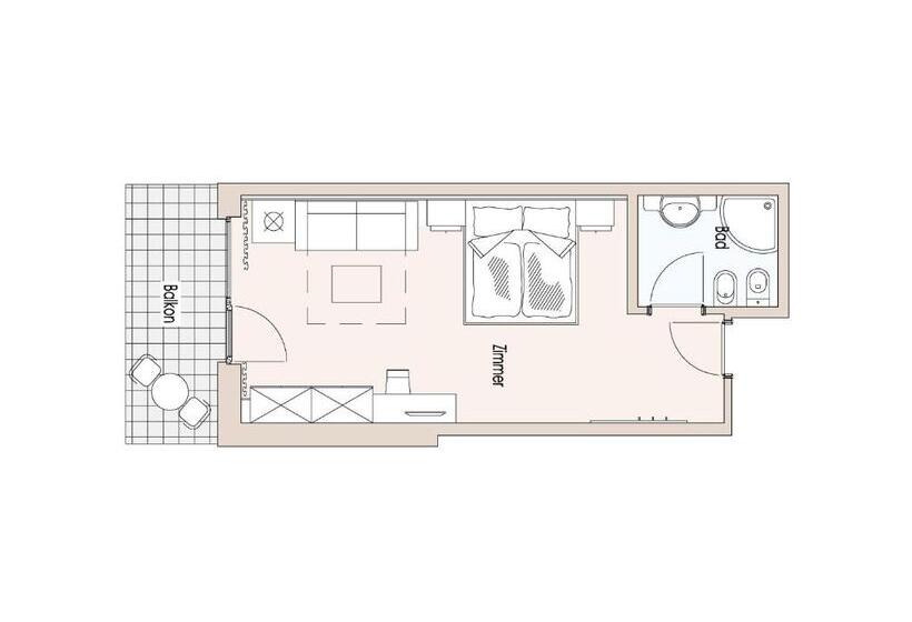 Comfort room with balcony, Amelia Rooms