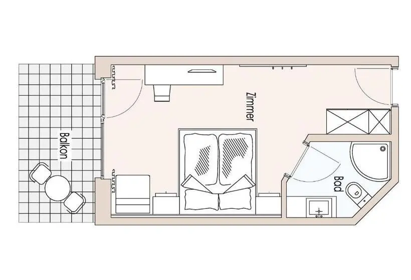 Standard-huone Parveke, Amelia Rooms