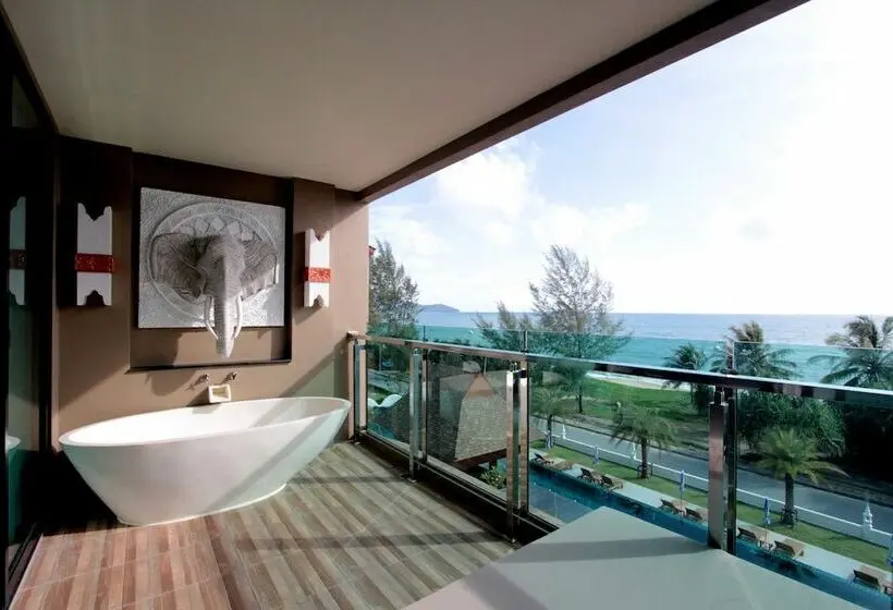 اتاق لوکس با چشمانداز دریا, Maikhao Palm Beach Resort Sha Plus