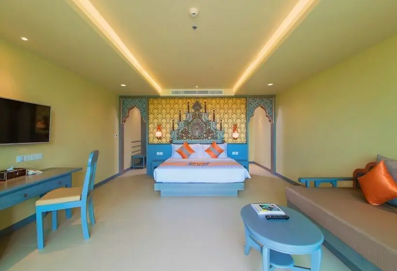 اتاق لوکس با چشمانداز دریا, Maikhao Palm Beach Resort Sha Plus