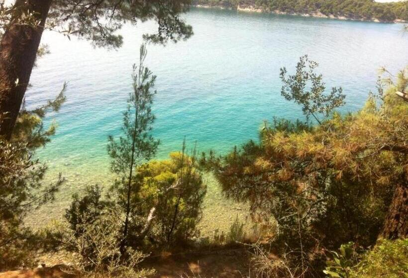 带阳台的三人标准间, Bed & Breakfast Rab