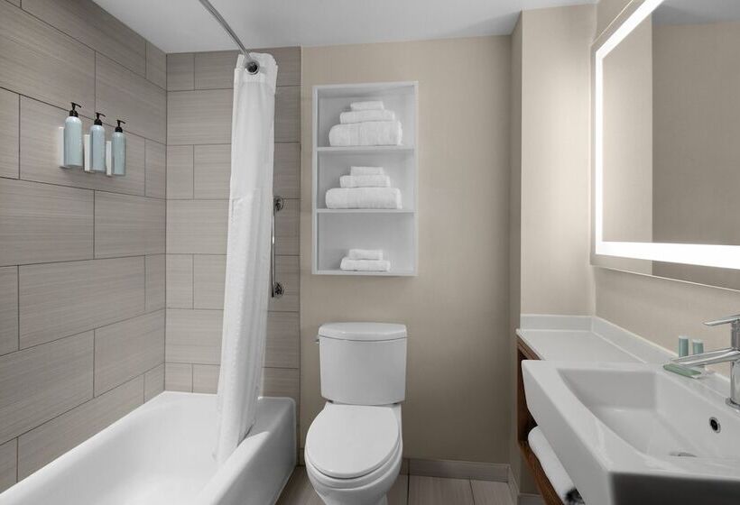 带2个双人床的标准工作室, Courtyard By Marriott New York World Trade Center Area