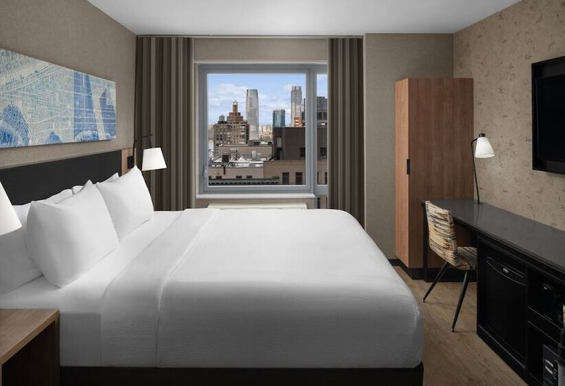 标准间带双人床, Courtyard By Marriott New York World Trade Center Area