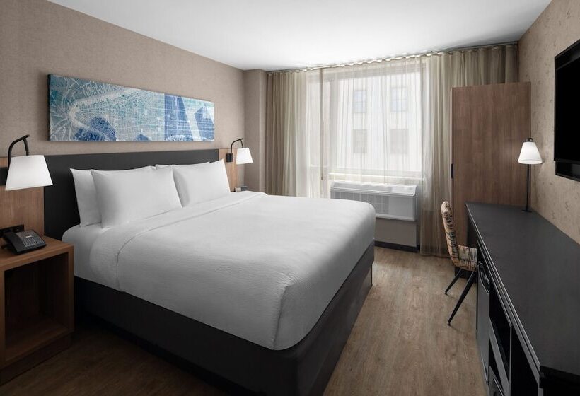 标准间带双人床, Courtyard By Marriott New York World Trade Center Area