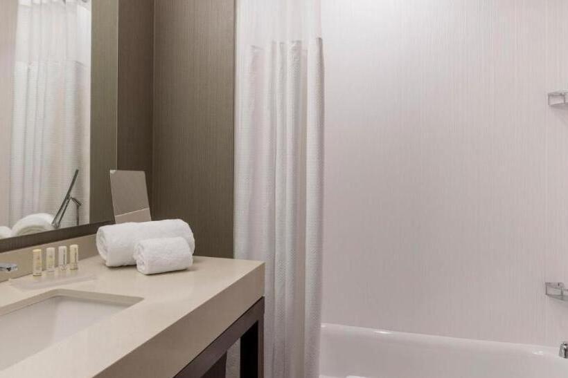 带大床的标准工作室, Courtyard By Marriott Waterloo Cedar Falls