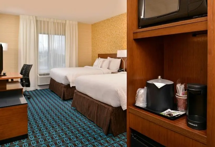 ２ダブルベッドのスタンダードルーム, Fairfield Inn & Suites By Marriott Eugene East/springfield