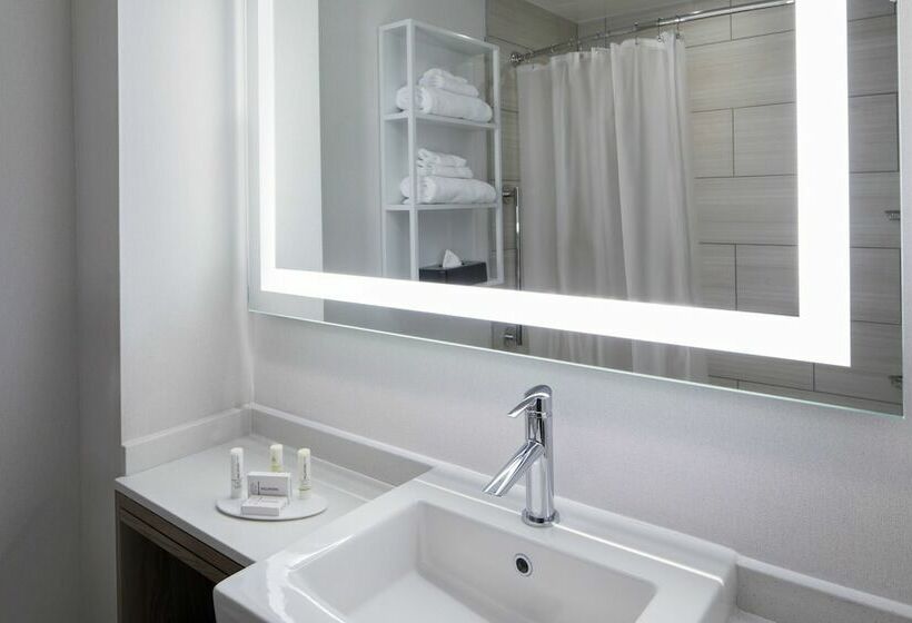 带2个双人床的标准工作室, Courtyard By Marriott New York World Trade Center Area