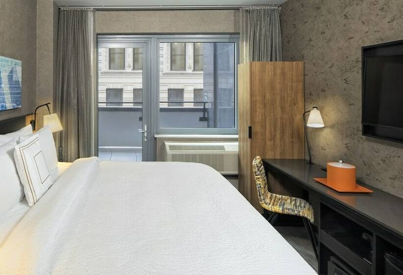 Quarto Estandar Cama Casal, Courtyard By Marriott New York World Trade Center Area