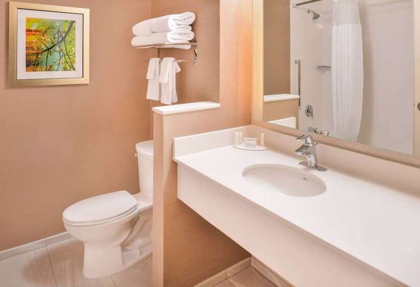 חדר סטנדרט שתי מיטות זוגיות, Fairfield Inn & Suites By Marriott Eugene East/springfield