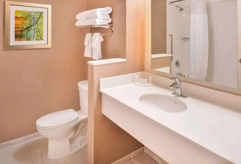２ダブルベッドのスタンダードルーム, Fairfield Inn & Suites By Marriott Eugene East/springfield