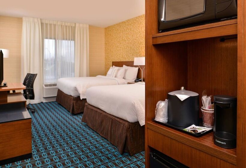 Номер Стандарт 2 Двуспальные Кровати, Fairfield Inn & Suites By Marriott Eugene East/springfield