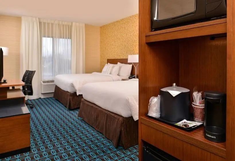 ２ダブルベッドのスタンダードルーム, Fairfield Inn & Suites By Marriott Eugene East/springfield