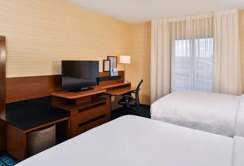 ２ダブルベッドのスタンダードルーム, Fairfield Inn & Suites By Marriott Eugene East/springfield
