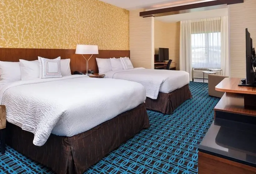 ２ダブルベッドのスタンダードルーム, Fairfield Inn & Suites By Marriott Eugene East/springfield
