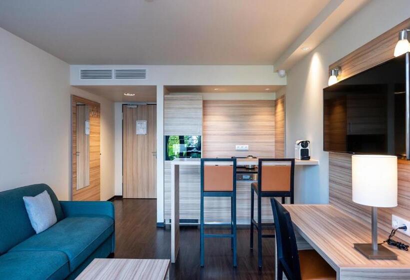 발코니가 있는 2 베드룸 아파트, Staycity Aparthotels Heidelberg