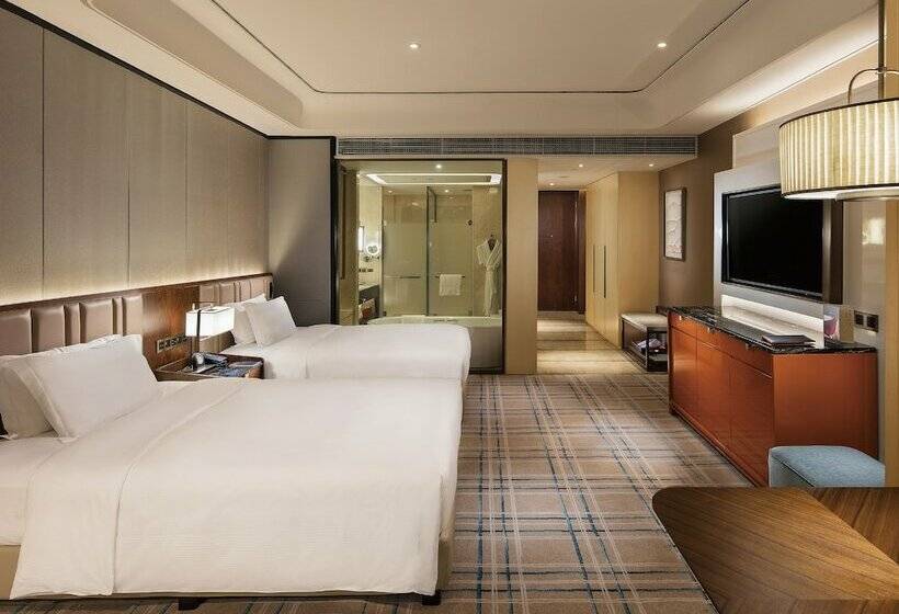 חדר סטנדרט נוף לנהר, Hilton Fuzhou