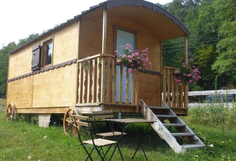 חדר משפחתי נוף להרים, Roulottes Django Et Bella
