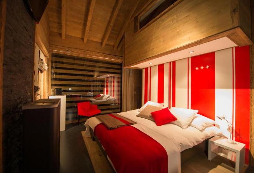 シャレー・スペリアー1寝室, Les Mazots De La Source & Spa