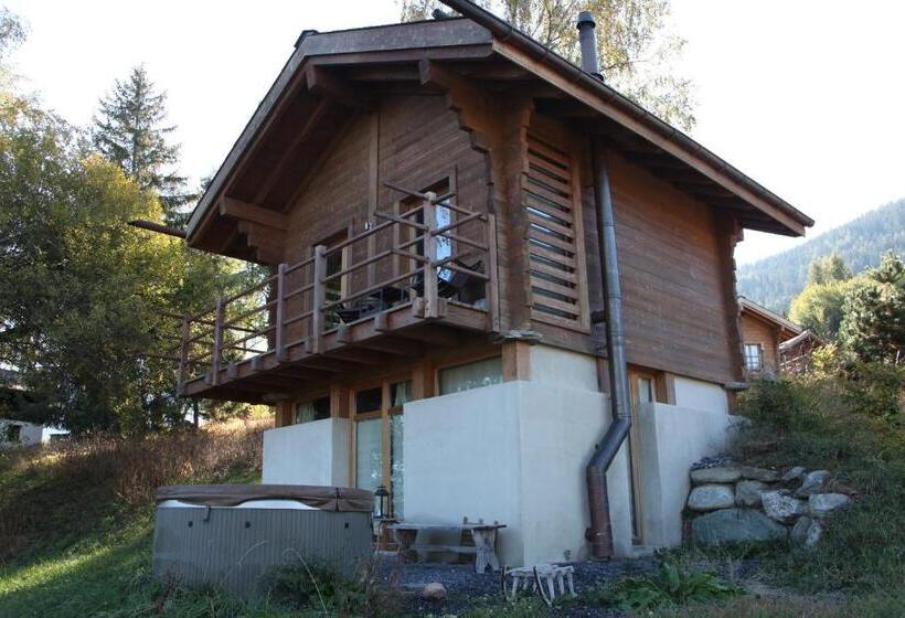 シャレー・スペリアー1寝室, Les Mazots De La Source & Spa