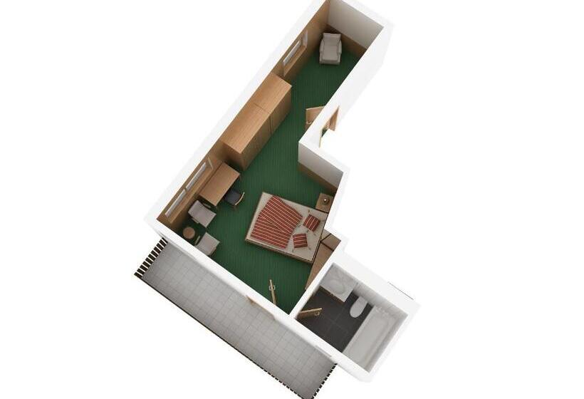 סוויטת ג'וניור עם מרפסת, Arlenwald